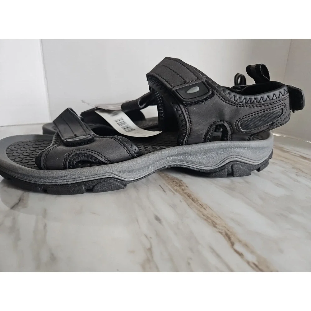 Khombu Men's Barracuda Sandals Size 11  Black